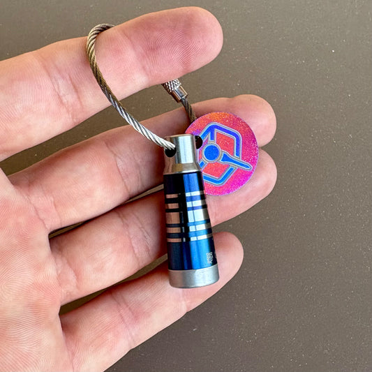 Ti "Frozen Rope" Ferruled Keychain