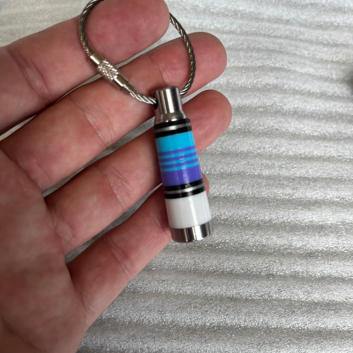 Roulette Ferruled Keychain / Single Prong Pitch Tool