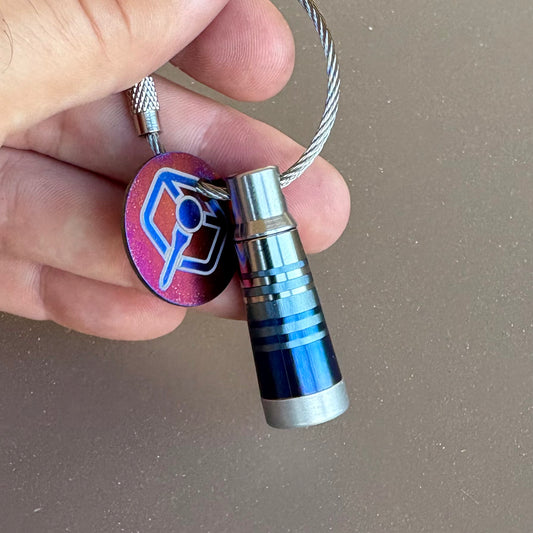 Ti "MS-5" Ferruled Keychain