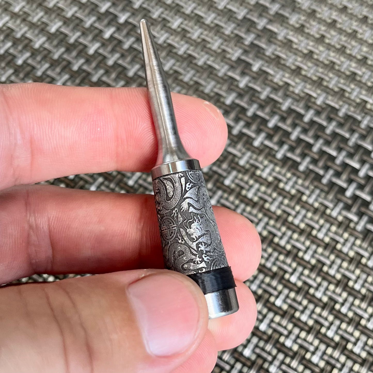 Fei Long Ferruled Keychain / Single Prong Pitch Tool