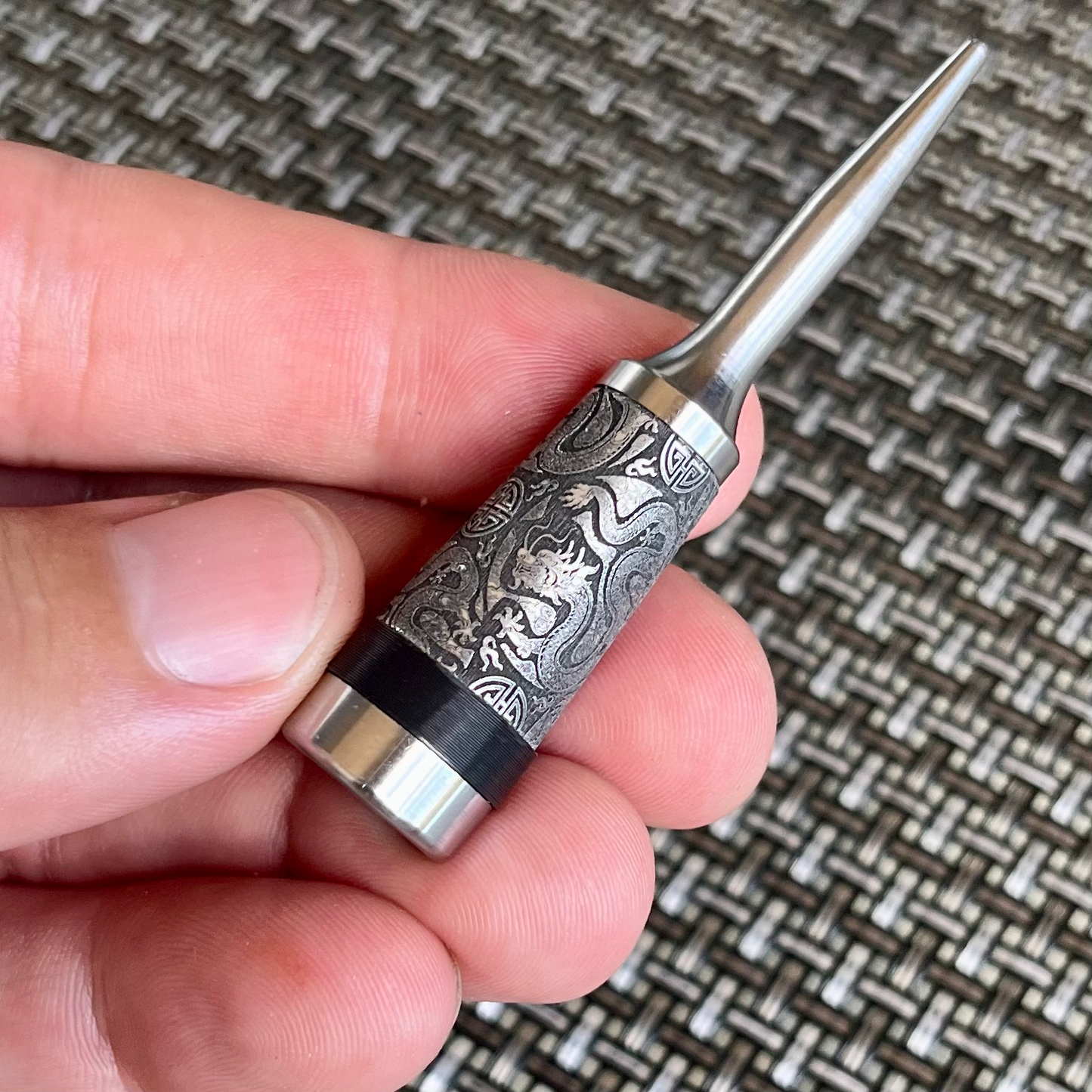 Fei Long Ferruled Keychain / Single Prong Pitch Tool