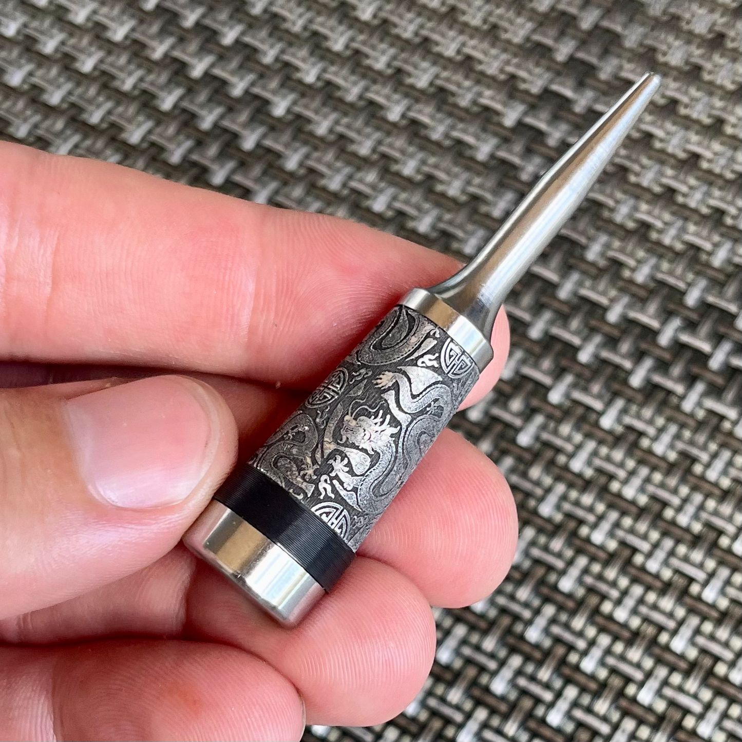 Fei Long Ferruled Keychain / Single Prong Pitch Tool