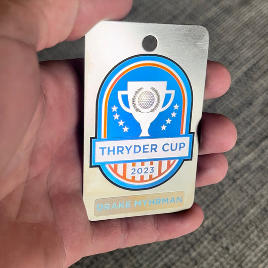 "Thryder Cup" Bag Tag Project