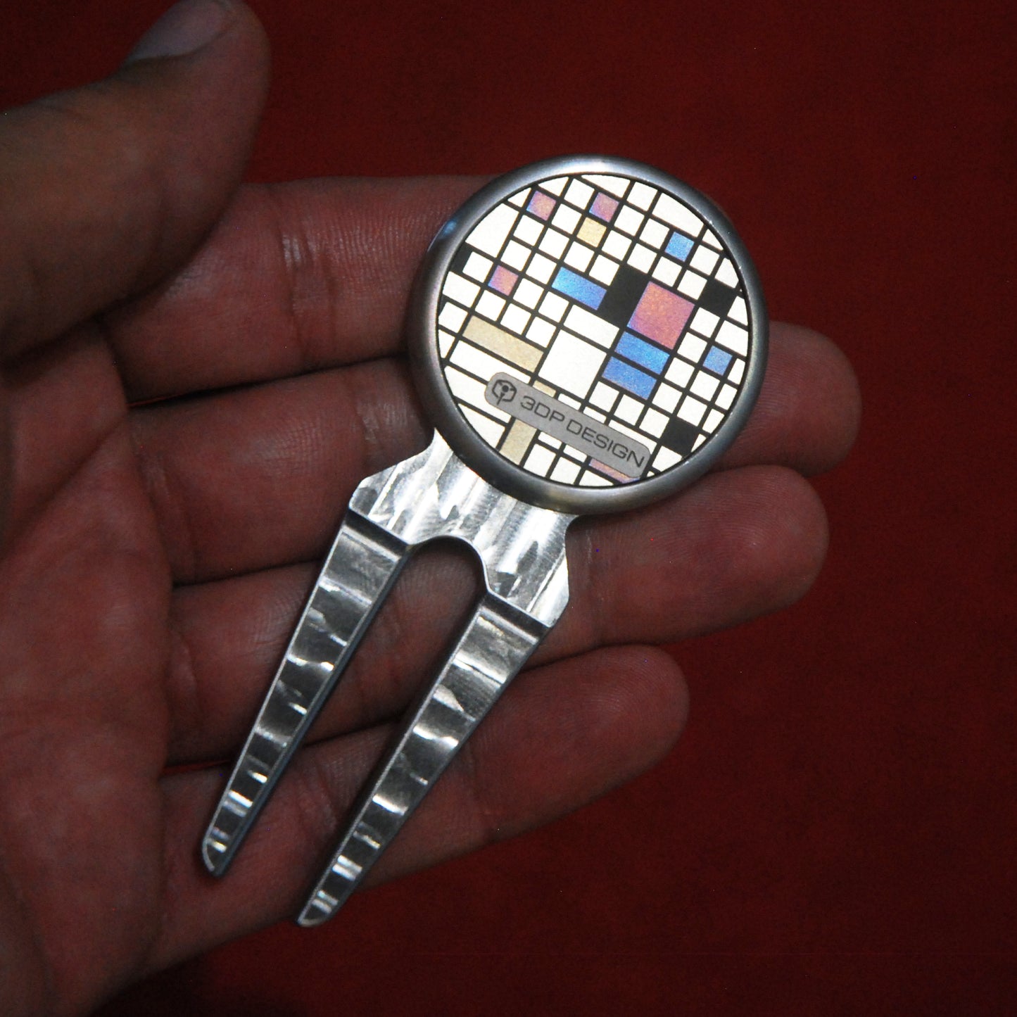 Mondrian Fidget Tool / Marker Combo