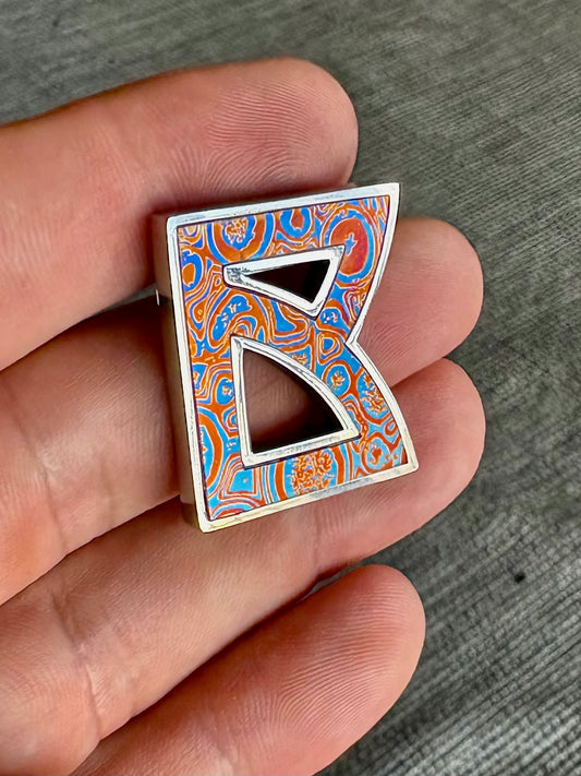 The Letterman Marker - Tikume in blue/orange/red, 1 of 1 (3DP Design X BB&Fco)