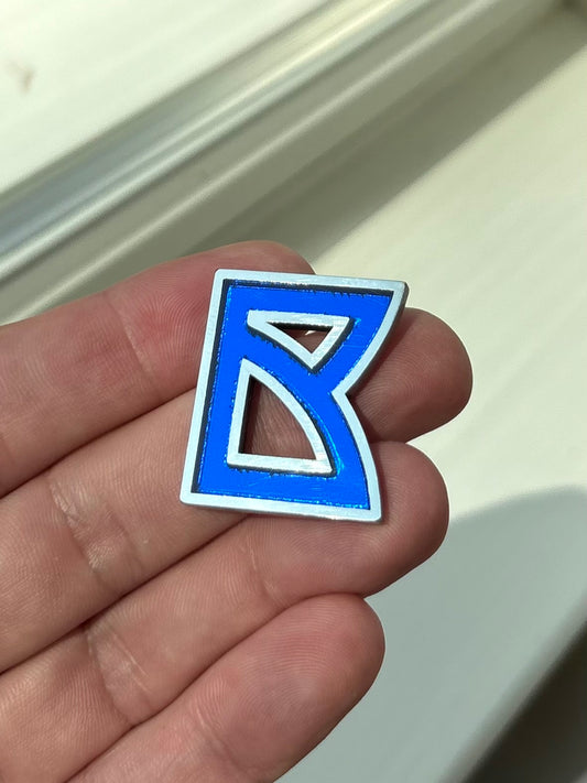The Letterman Marker - Mirrored Blue (3DP Design X BB&Fco)