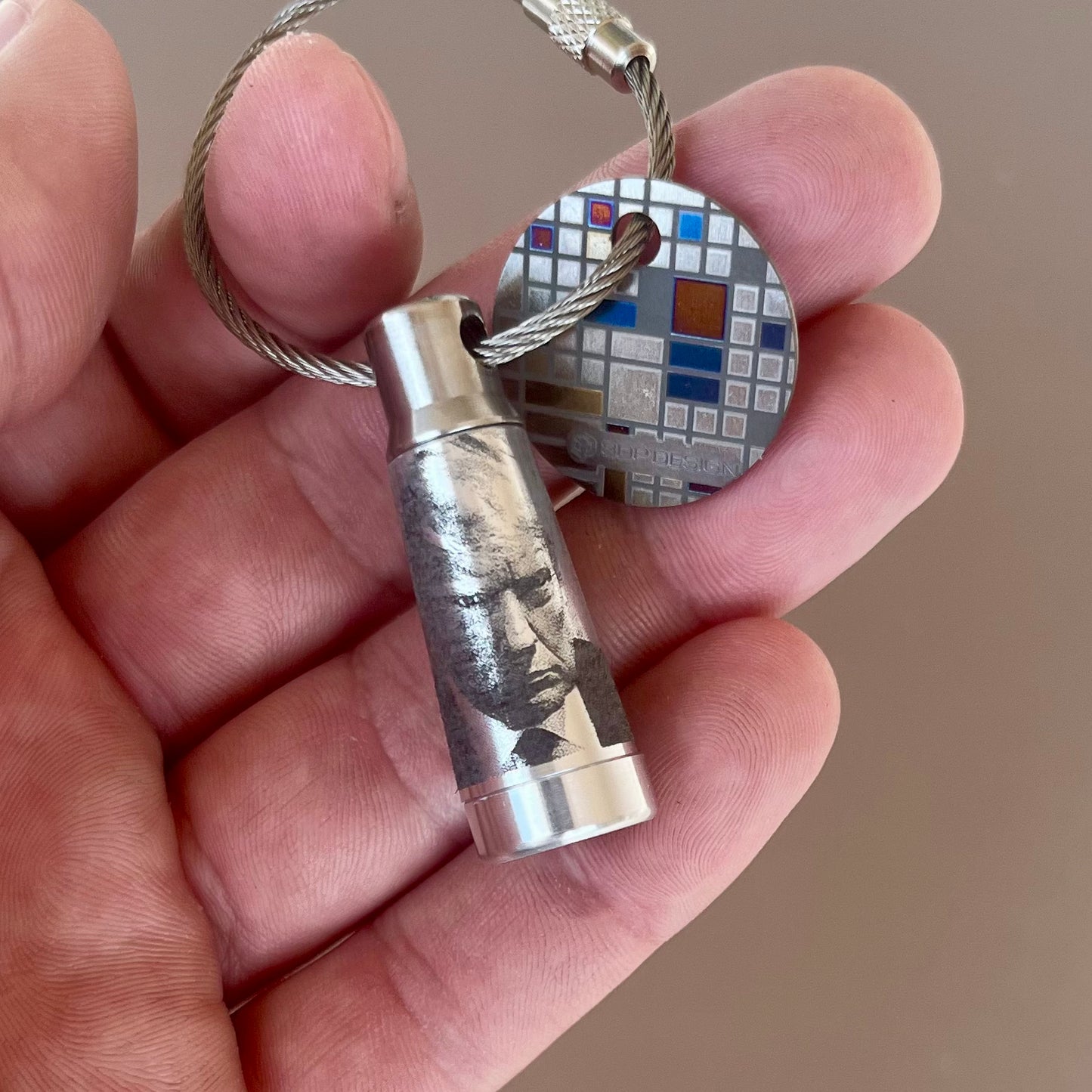 Al "NY Man" Ferruled Keychain