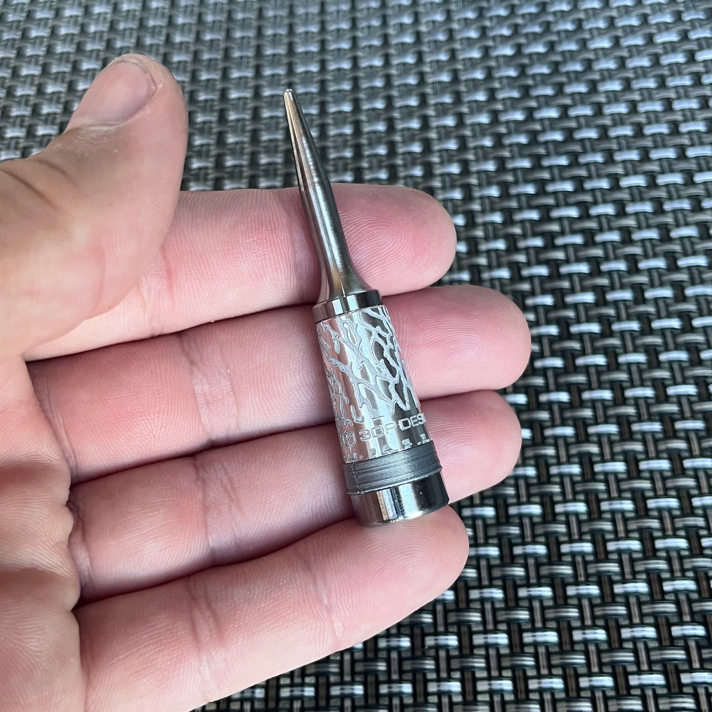 Grey LE Phunt Ferruled Keychain / Single Prong Pitch Tool