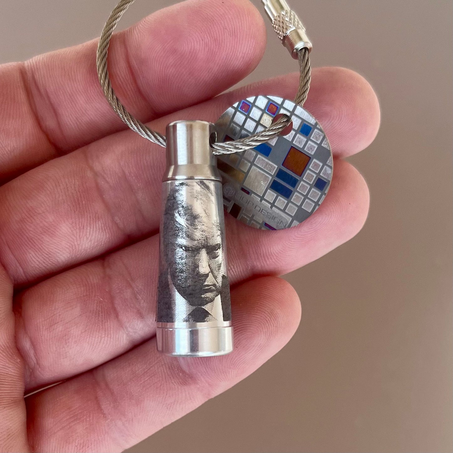 Al "NY Man" Ferruled Keychain