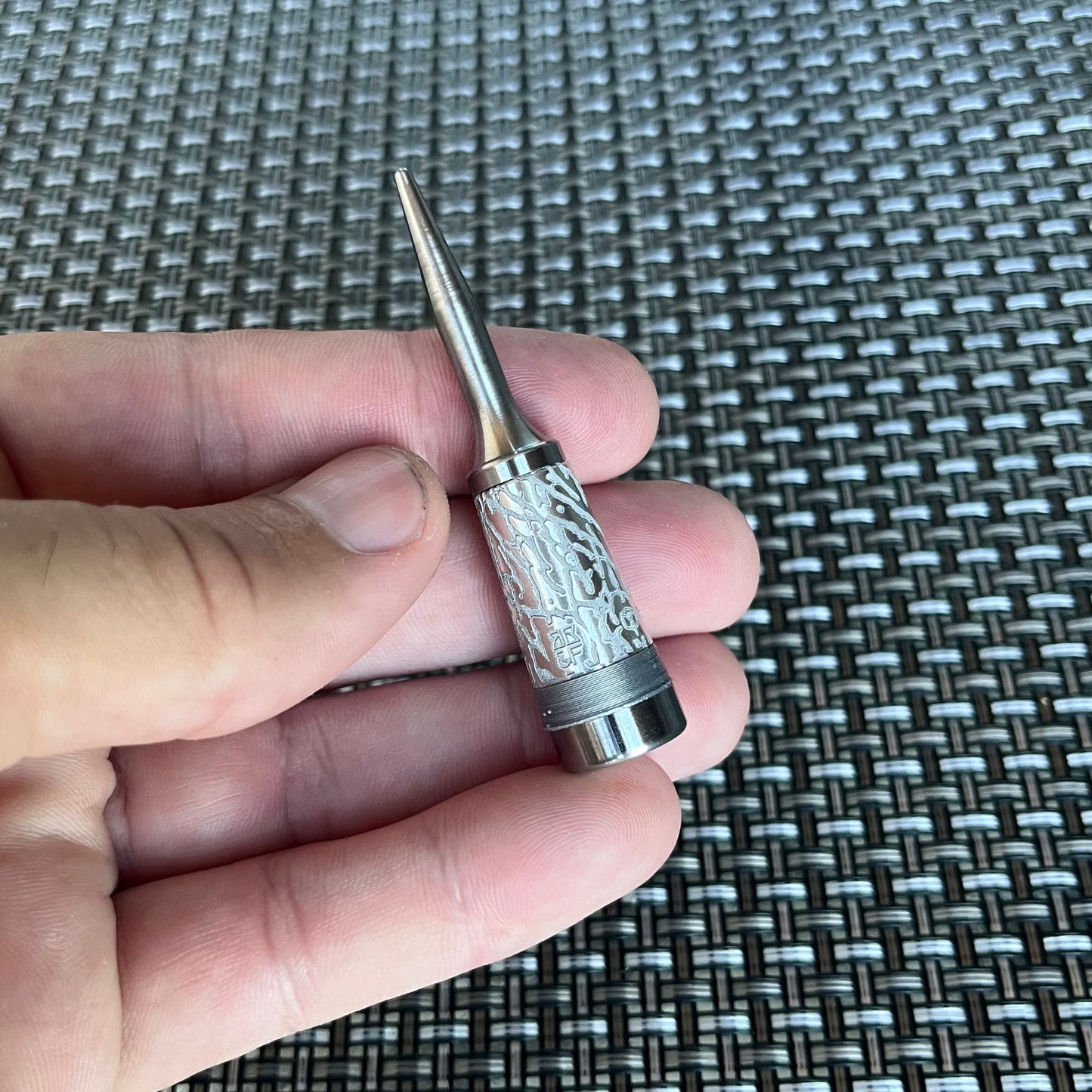 Grey LE Phunt Ferruled Keychain / Single Prong Pitch Tool