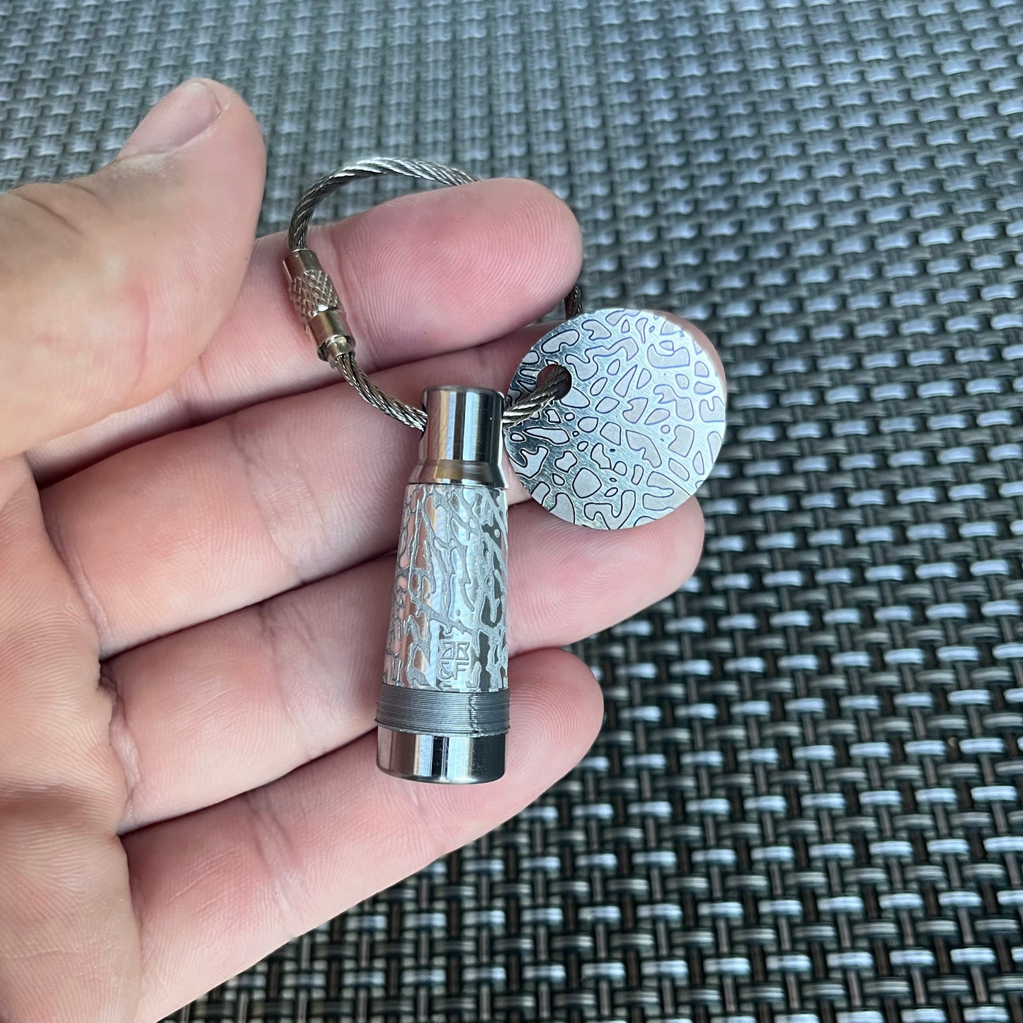 Grey LE Phunt Ferruled Keychain / Single Prong Pitch Tool