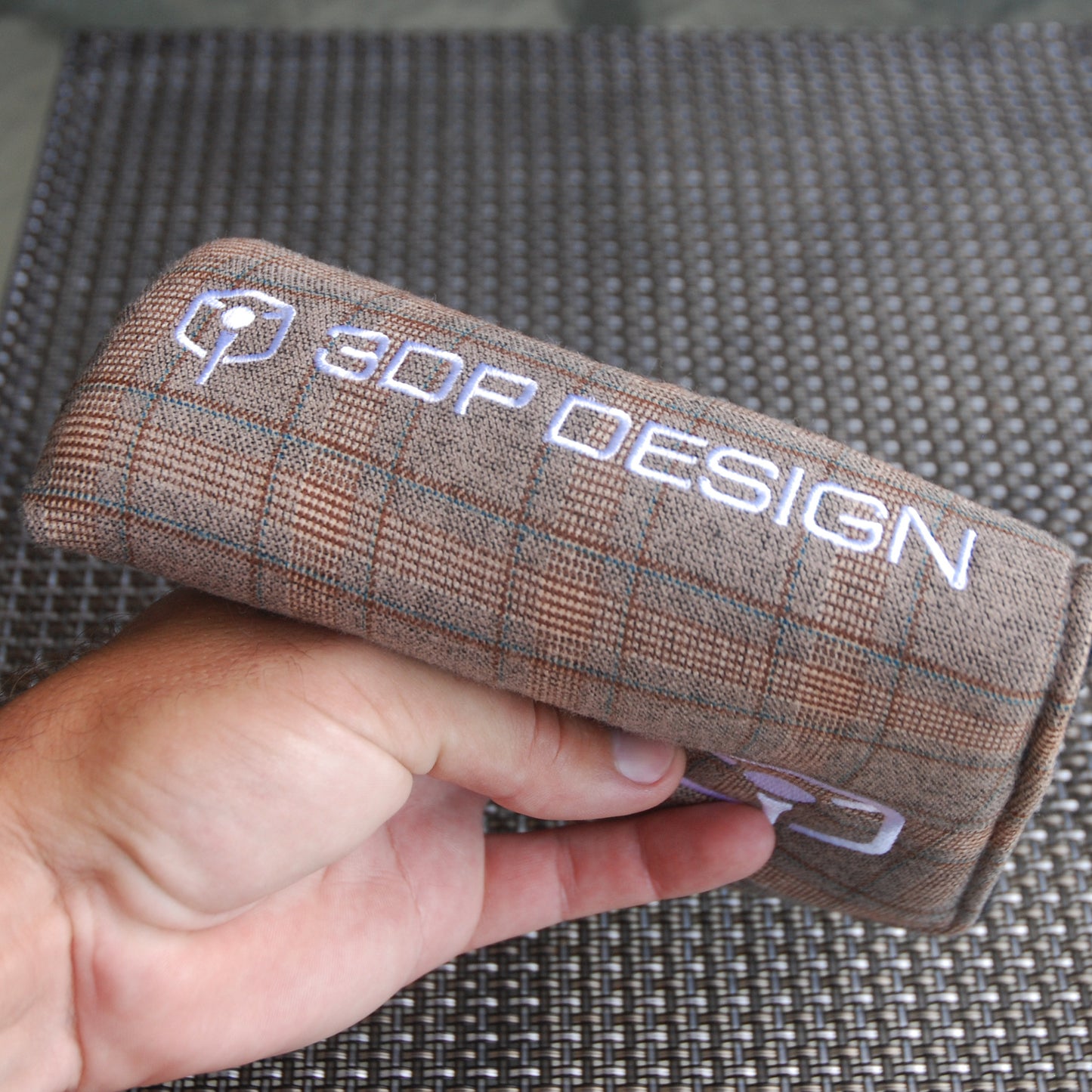 Tan Tweed Putter Cover