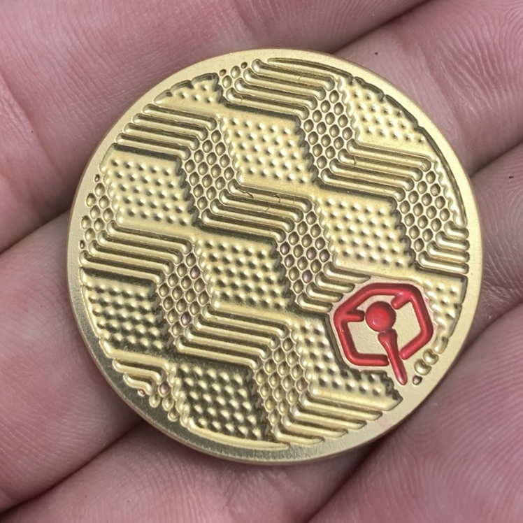 Thin Brass Ball Marker #2