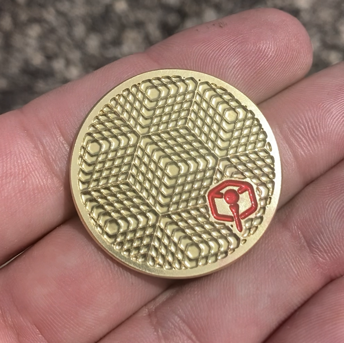 Thin Brass Ball Marker #2