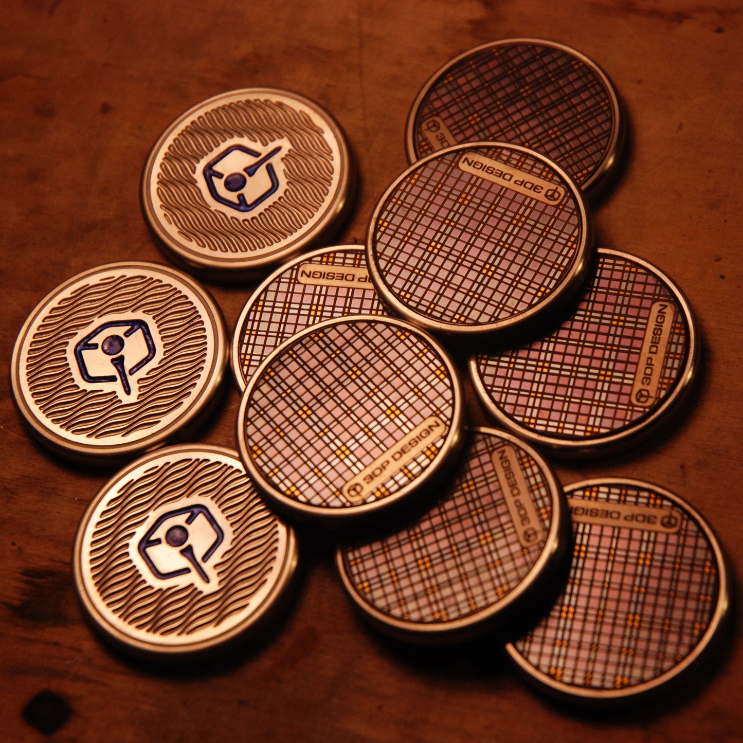 Purple Tartan Ball Marker