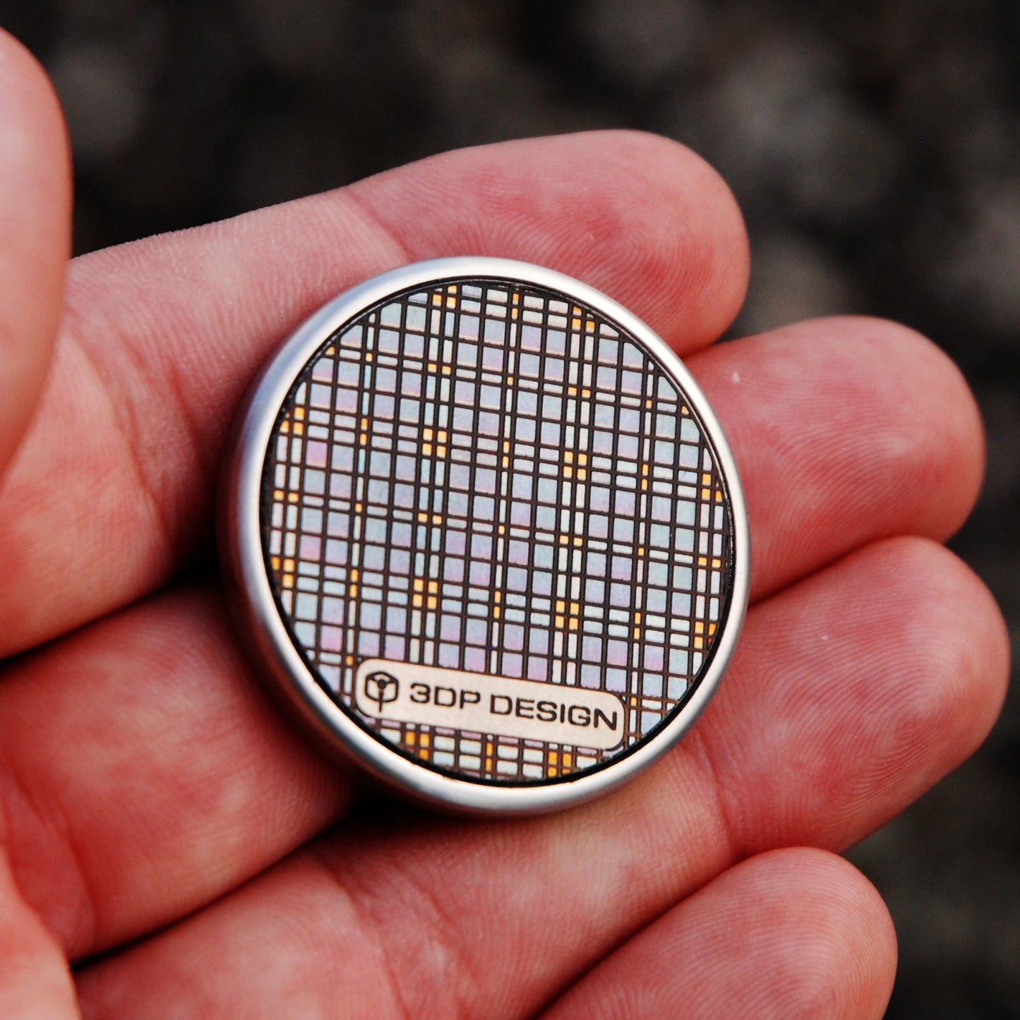 Purple Tartan Ball Marker